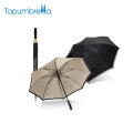 отражатель зонтик Эпонж ткань 190t длинный Вал Автоматическая двойных слоев ветрозащитный сильный зонтик для гольфа